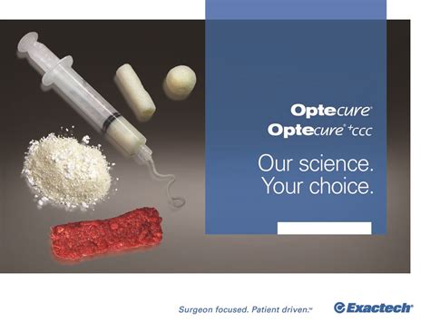 Optecure Demineralized Bone Matrix Bone Graft Biologics Exactech