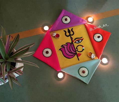 9 Special Navratri Rangoli Designs for Dussehra 2024