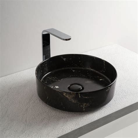 Cuba De Apoio SHUI COMFORT NERO MARQUINA Ceramica Cielo Em