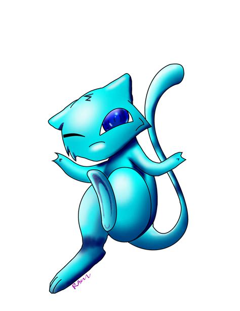 Shiny Mew By Werefoxkitty On Deviantart