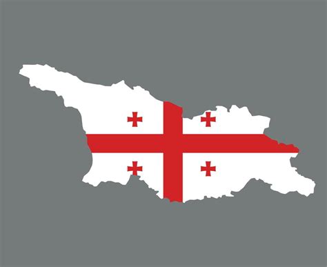 Georgia Europe Flag