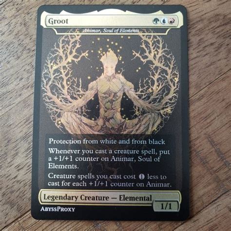 Animar Soul Of Elements A Foil Mtg Abyss Proxy Shop Enhance