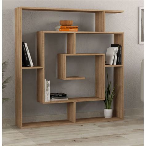 Abston Geometric Bookcase Bookshelves Diy Shelves Furniture Clearance