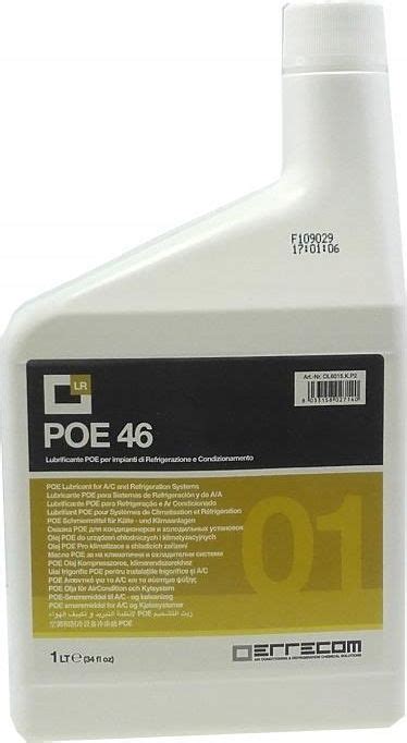 Errecom Olej Poe 46 Polyestrowy Opakowanie 1Litr. Poe46 - Opinie i ceny ...