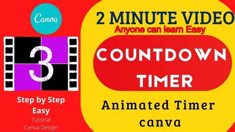 Animated Countdown Timer Design With Canva So Simple Easy Tutorial