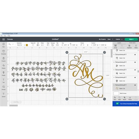 Monogram Wedding Font Svg Png Otf Fancy Monogram Font Mon Inspire