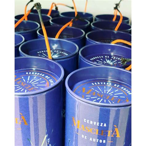 Bière artisanale biologique Pólvora Blue cerveza de autor bière blonde de Valence avec