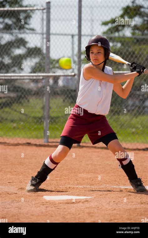 Female Baseball Players Hi Res Stock Photography And Images Alamy