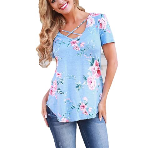 Plus Size 5xl Women Spring Summer Short Sleeve Print Blouse Shirts Ladies O Neck Shirt Tops