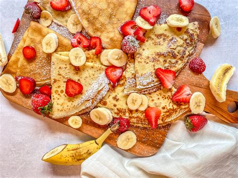 Simple Strawberry Banana Crepes Simply Sells Kitchen