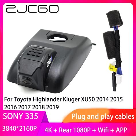 Zjcgo Plug And Play Dvr Dash Cam K P Video Recorder For Toyota