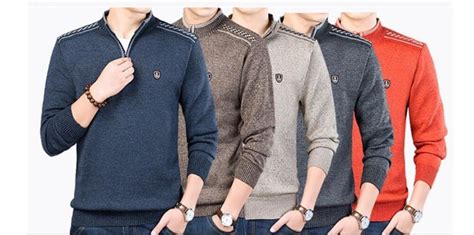 Men Sweaters Thick Warm Winter With Zipper Minimum Order 500 Pieces Each Color And Design