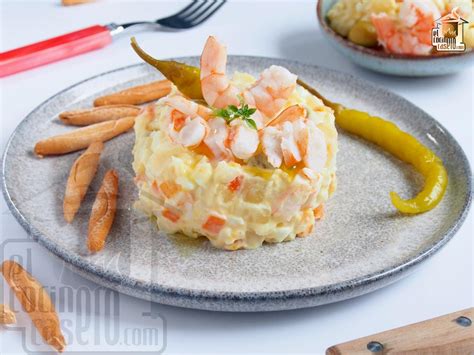 Ensaladilla De Gambas El Cocinero Casero Entrantes