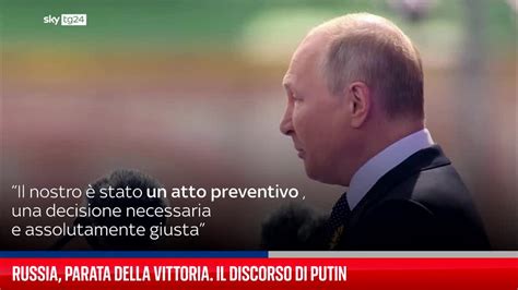 Putin In Ucraina Vinceremo Come Contro I Nazisti Video Sky