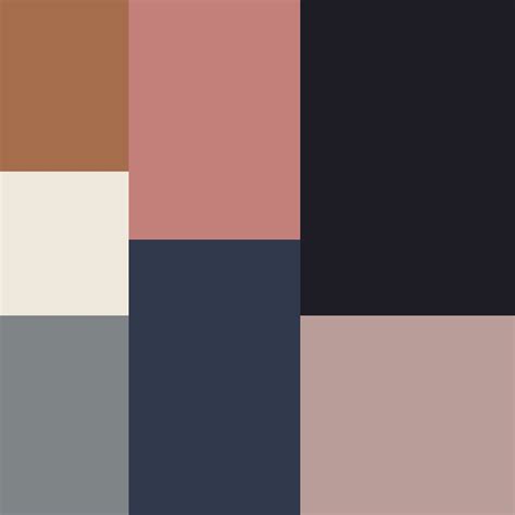 My Wardrobe Color Palette Cognac Brown Creamy Whites Grey Rosey