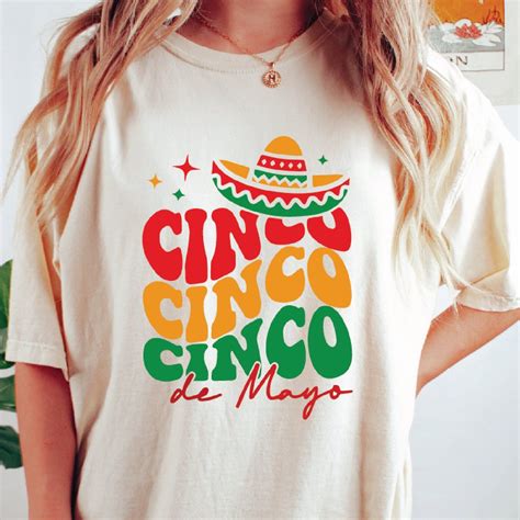 Comfort Colors Cinco De Mayo Shirt Lets Fiesta Shirt Mexico Bachelorette Crewneck Shirt