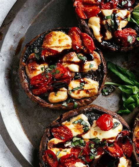 Caprese Stuffed Portobello Mushrooms Punchfork