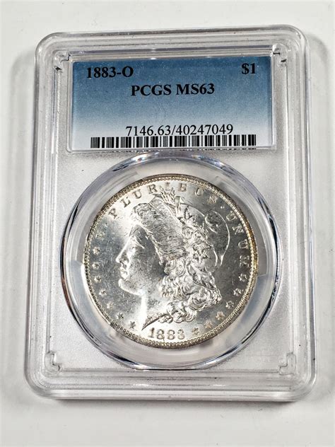 MS63 1883 O Morgan Silver Dollar Graded By PCGS Property Room