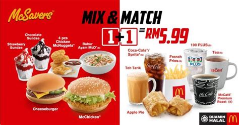 Mcdonalds Mcsavers Mix And Match For Rm599