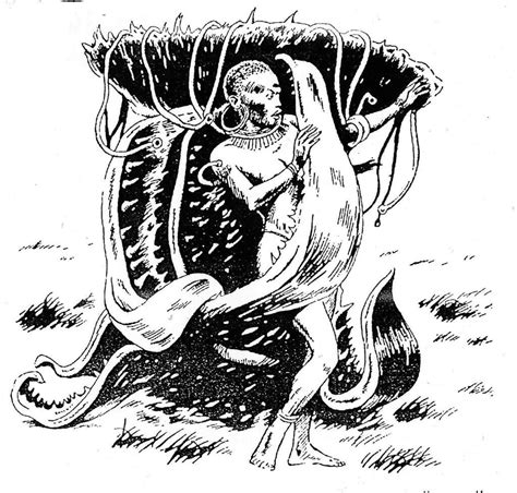 Classic Depictions Of The Man Eating Tree Rcryptobotany