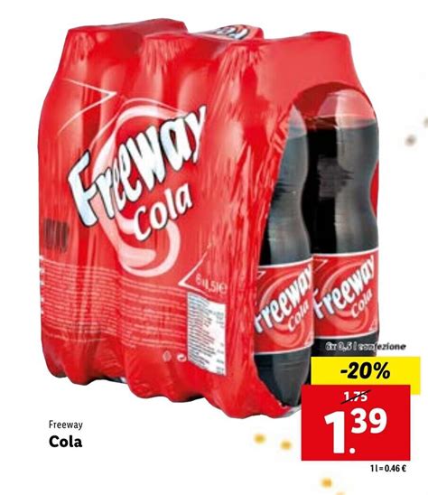 Freeway Cola 6x 0 5L Offerta Di Lidl