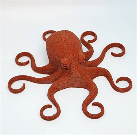 3d Printed Octopus Marble Stand Etsy