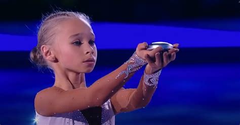 12 Year Old Figure Skater From Russia Performs Some Of The Most