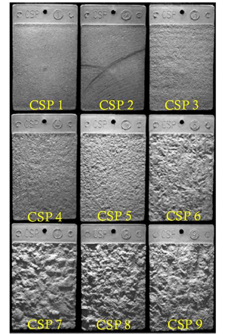 Nine standard concrete surface profiles ICPI Santos Júlio 2013