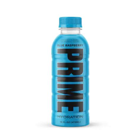 Prime Blue Raspberry 16oz 12 Pack Alex Beverages NYC LLC