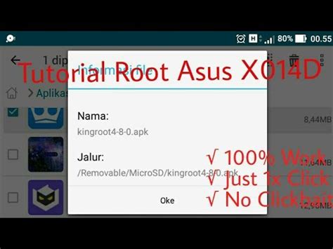 Cara Root Asus Zenfone Go X D Mudah Just X Click Youtube