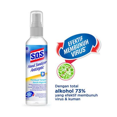 Jual Sos Hand Sanitizer Spray 100ml Free Sos Hand Sanitizer Gel 60ml