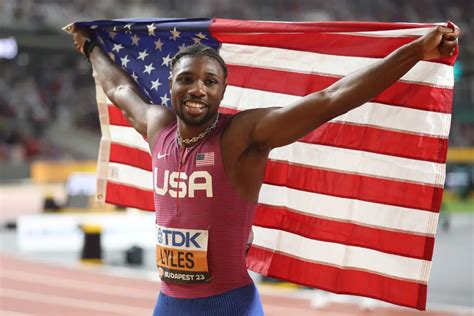 Noah Lyles Runs Secs Completes World Championships Sprint Double