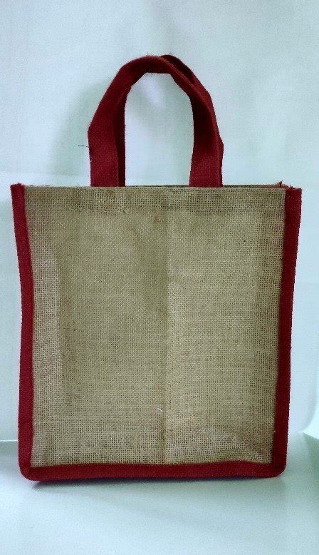 Red Plain Jute Hand Bags Capacity 4kg At 45 Bag In Madurai ID