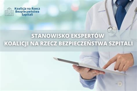 Bezpieczeństwo personelu medycznego to nasza wspólna sprawa Stanowisko