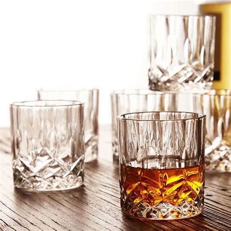 Buy Farielyn X Old Fashioned Whiskey Glasses Set Of 6 11 Oz Unique