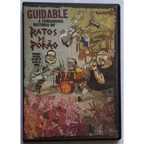 DVD ORIGINAL GUIDABLE A VERDADEIRA HISTÓRIA DO RATOS DE PORÃO DUPLO