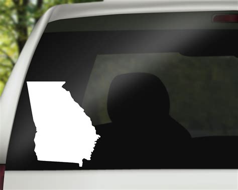 Georgia State Decal Georgia Vinyl Decal Sticker For Car Laptop Or