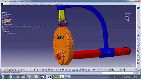 Catia V5 Tutorials How To Create An Animation Using Catia V5 Dmu