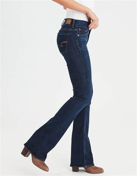 American Eagle Hi Rise Artist Flare Jeans Jessia Feldman