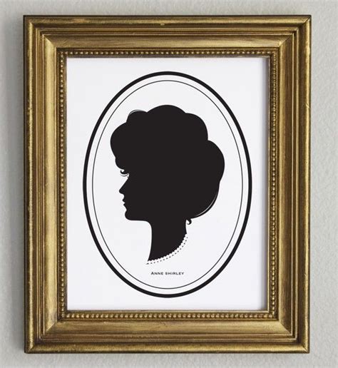 Anne Shirley Silhouette Anne Shirley Anne Of Green Gables Anne