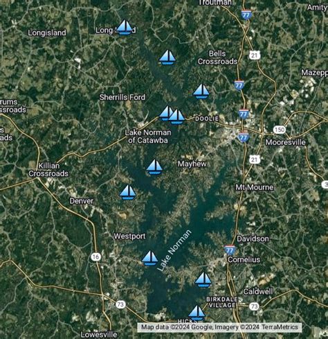 Map Of Lake Norman Terminal Map