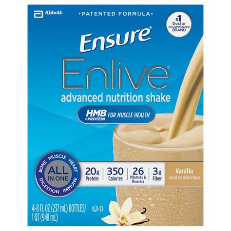 Ensure Enlive Advanced Nutrition Shake Vanilla Source