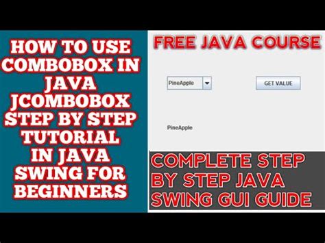 Java Combobox Combobox Java Create Combobox Java Netbeans Java