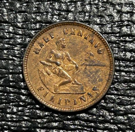 1903 P Philippines 1 2 Centavo AU BU My Site