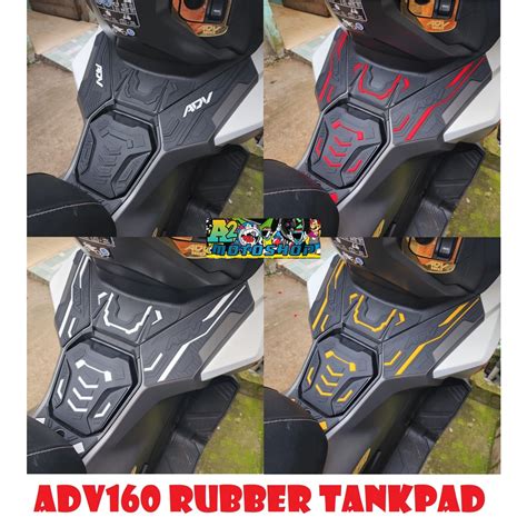 Honda Adv Tank Pad Rubber Carbon Sticker Decals Deck Pad