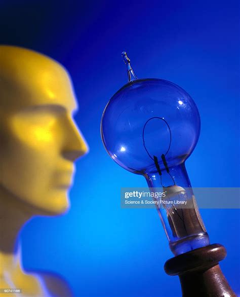 Made By The American Inventor Thomas Alva Edison Edisons Lamp Had