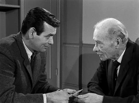 David Janssen And Robert Keith In The Fugitive Home Is The Hunted