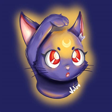 Sailon Moon Luna Fanart By Thevulpy On Deviantart