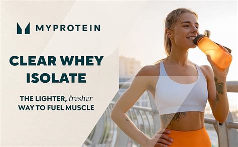 Myprotein Clear Whey Isolate Protein Powder 11 Lb 20 Servings Fruity Mike And