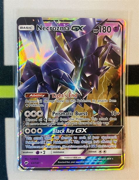 Necrozma GX 63 147 Burning Shadows Ultra Rare NM Pokemon TCG EBay